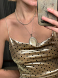 Pre-loved DT Edition Cream Velvet Polkadot Dress