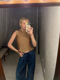 Pre-loved Goddess Gold Pleat Top