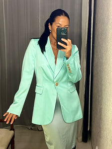 Pre-loved Sheike Mint Green Pant Suit