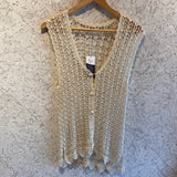 Pre-loved Cream Crochet Top