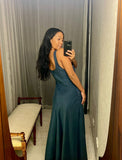 Pre-loved Assembly Label Blue Linen Bias Dress
