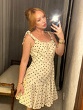 Pre-loved Portmans Linen Blend Polkadot Dress