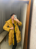 Pre-loved KAVON Yellow Jacket w Fur Lining