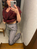 Pre-loved Maroon Super Soft Knit Jumper