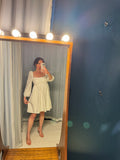 Pre-loved White Broderie Anglaise Empire Dress