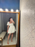 Pre-loved Dazie White Dress w Waist Tie
