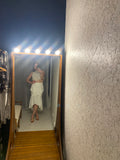 Pre-loved Rebecca Vallance White Lace Ruffle Skirt