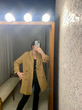 Vintage Camel & Wool Coat "London Maid"
