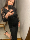 Pre-loved Black Lace Dress & Jacket Set