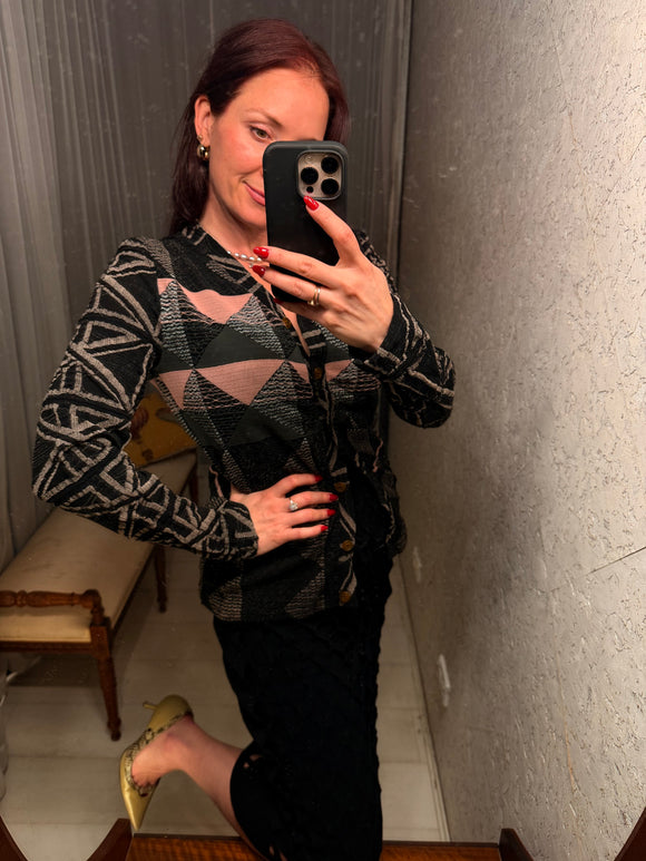 Pre-loved WOLFORD x Vivienne Westwood Cardigan Black