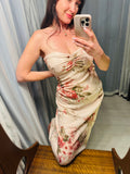 Pre-loved Princess Polly Pink Floral Strapless Dress