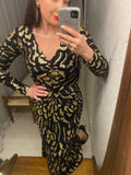 Pre-loved Sasha Drake Sequin Zebra Dress