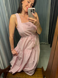 Pre-loved Ebby Pink Stripe Seersucker Dress