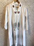 Pre-loved White Cotton Indian Palm Dress
