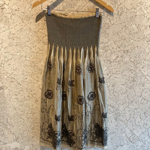 Pre-loved cosyosko Grey Strapless Dress/Skirt