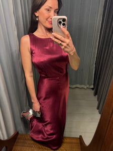 Pre-loved GHOST London Designer Plum Gown