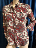 Isabel Marant Paisley Western Shirt NEW w tags