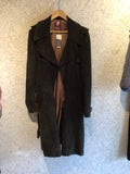 Vintage UK 70's Suede Overcoat.