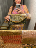 Pre-loved Ishara Indian Fabric Handbag