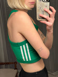 Pre-loved ADIDAS Green Crop Top