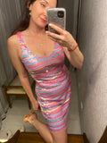 Pre-loved LoveShackFancy Pink Sequin Dress