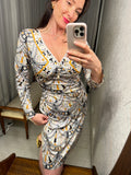 PUCCI Designer Silk Jersey Print Dress