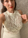Pre-loved White Lace Sleeveless Top