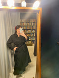 Vintage SANRO Black Trench Coat