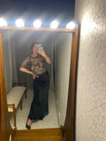 Vintage Embroidered Sheer Top