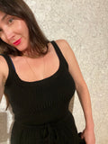 Pre-loved Fleur Wood Black Knit Dress