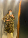 Pre-Loved Faux Fur Leopard Coat