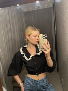 Pre-loved VIV Dee Black Long Sleeve Top