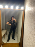 Pre-loved POLO Ralph Lauren Black Rose Top