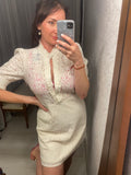 Pre-loved Cream Lace Mini Dress