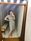 Vintage Japanese Aylesbury Grey Dress