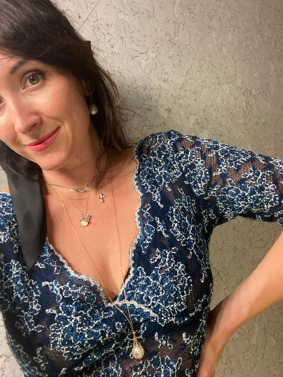 Pre-loved Blue Lace Dress