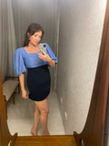 Pre-loved SANDRO Blue Navy Mini Dress