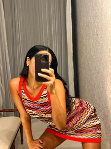 Pre-loved MISSONI Orange Knit Dress