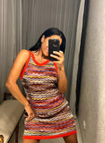 Pre-loved MISSONI Orange Knit Dress