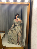 Pre-loved Intro Paisley Wrap Maxi-Dress