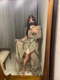 Pre-loved Intro Paisley Wrap Maxi-Dress