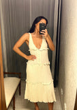 Pre-loved Cream Cheesecloth Dress