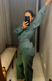 Grey Tiger Patch Overalls size 8-10