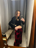 Pre-loved Alannah Hill Red Velvet Skirt