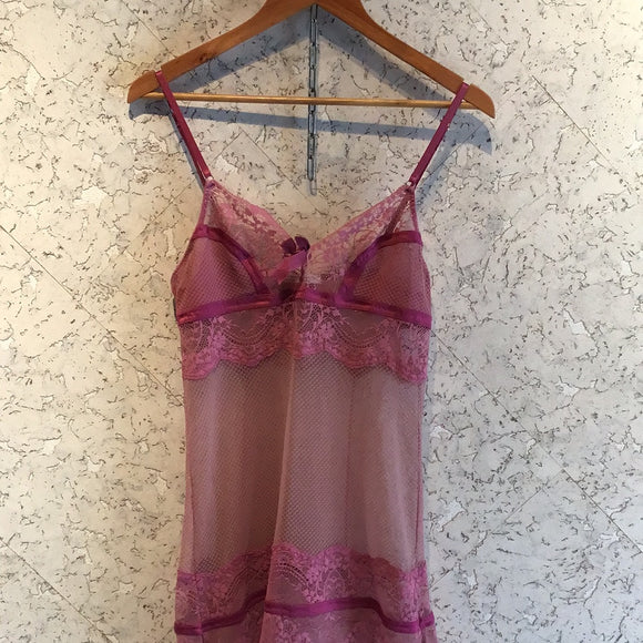 Pre-loved Pleasure State Pink Lace Slip