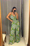 Pre-loved Green Halter Jumpsuit