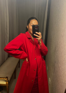 Pre-Loved Amira Red Trench Coat