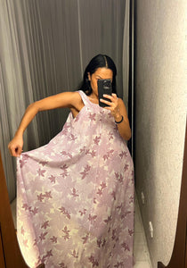 Vintage Handmade Floral Maxi-Dress