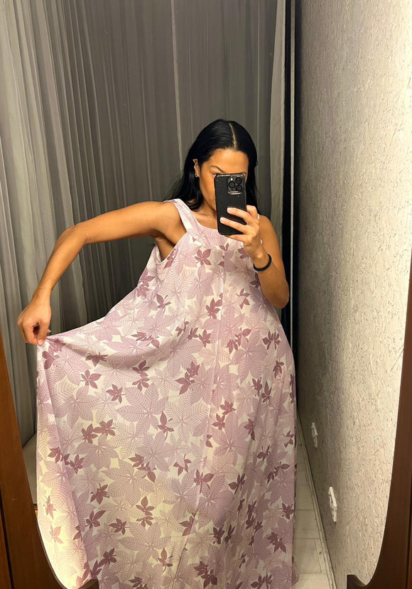 Vintage Handmade Floral Maxi-Dress