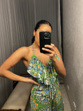Pre-loved Green Halter Jumpsuit